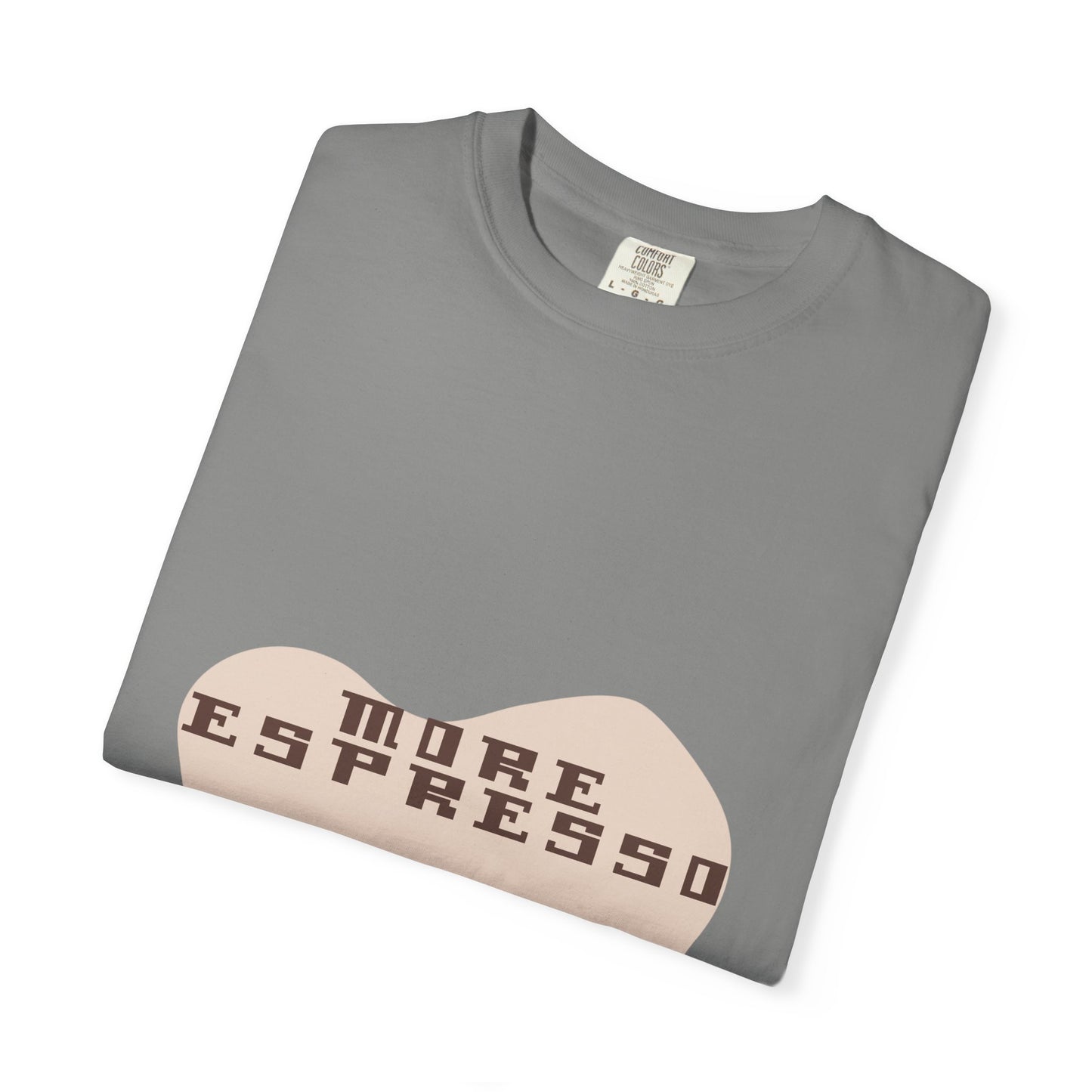 Coffee Tee — "More Espresso, Less Depresso" Graphic T-Shirt